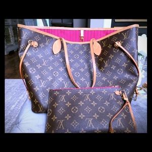 Like new Louis Vuitton Neverfull w/pouch